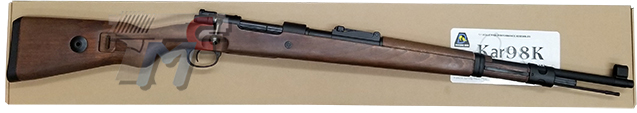 Bell Gas Power Mauser KAR 98K Rifle (Metal & Real Wood Version) - Click Image to Close